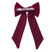 Load image into Gallery viewer, MIDNIGHT JEWEL (RICH BURGUNDY) - Matching Hair Bow
