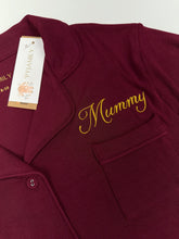 Load image into Gallery viewer, MIDNIGHT JEWEL (RICH BURGUNDY) - Women's Two Piece Long Matching Pyjama Set