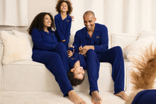 Load image into Gallery viewer, MIDNIGHT JEWEL (SAPPHIRE BLUE) - Women's Two Piece Long Matching Pyjama Set