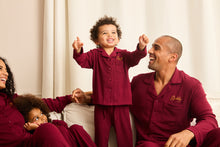 Load image into Gallery viewer, MIDNIGHT JEWEL (RICH BURGUNDY) - Men's Two Piece Long Matching Pyjama Set