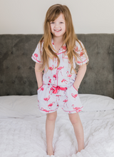 Load image into Gallery viewer, FLAMINGO - Girl's Two Piece Matching Pyjama Set