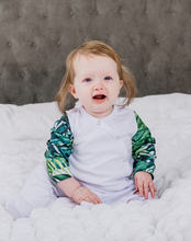 Load image into Gallery viewer, TROPICAL PALM - Baby's One Piece Matching Pyjama Set