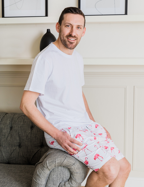 FLAMINGO Men s Two Piece Matching Pyjama Set Pyjamily