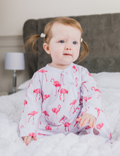 Load image into Gallery viewer, FLAMINGO - Baby's One Piece Matching Pyjama Set