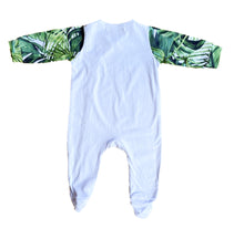 Load image into Gallery viewer, TROPICAL PALM - Baby's One Piece Matching Pyjama Set