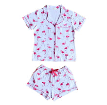 Load image into Gallery viewer, FLAMINGO - Women's Two Piece Matching Pyjama Set