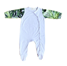Load image into Gallery viewer, TROPICAL PALM - Baby's One Piece Matching Pyjama Set