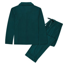 Load image into Gallery viewer, MIDNIGHT JEWEL (EMERALD GREEN) - Women's Two Piece Long Matching Pyjama Set

