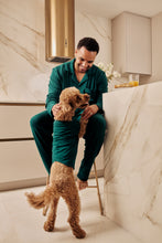 Load image into Gallery viewer, MIDNIGHT JEWEL (EMERALD GREEN) - Pet One Piece Long Matching Pyjama Set

