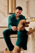 Load image into Gallery viewer, MIDNIGHT JEWEL (EMERALD GREEN) - Pet One Piece Long Matching Pyjama Set
