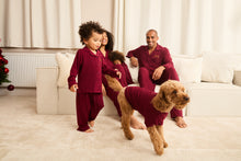 Load image into Gallery viewer, MIDNIGHT JEWEL (RICH BURGUNDY) - Children's Two Piece Long Matching Pyjama Set
