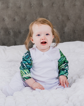 Load image into Gallery viewer, TROPICAL PALM - Baby&#39;s One Piece Matching Pyjama Set

