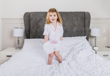 Load image into Gallery viewer, SWEET DREAMS (White) - Girl&#39;s Two Piece Matching Pyjama Set
