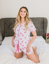 Load image into Gallery viewer, FLAMINGO - Women&#39;s Two Piece Matching Pyjama Set
