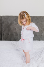 Load image into Gallery viewer, SWEET DREAMS (White) - Girl&#39;s Two Piece Matching Pyjama Set
