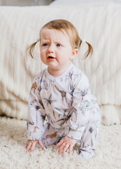 SAFARI - Baby's One Piece Matching Pyjama Set