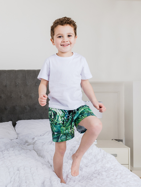 TROPICAL PALM - Boy's Two Piece Matching Pyjama Set