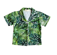 Load image into Gallery viewer, TROPICAL PALM - Girl&#39;s Two Piece Matching Pyjama Set
