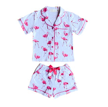 Load image into Gallery viewer, FLAMINGO - Girl&#39;s Two Piece Matching Pyjama Set
