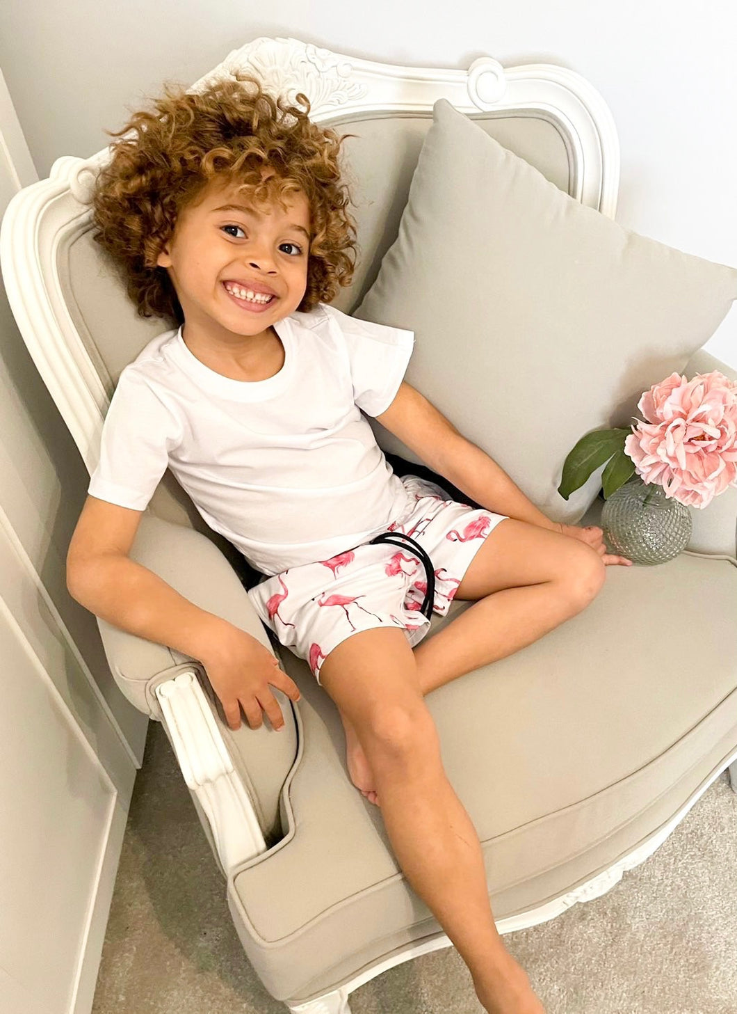 FLAMINGO - Boy's Two Piece Matching Pyjama Set