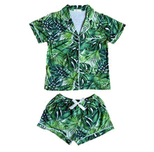 Load image into Gallery viewer, TROPICAL PALM - Women&#39;s Two Piece Matching Pyjama Set
