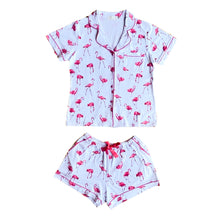 Load image into Gallery viewer, FLAMINGO - Women&#39;s Two Piece Matching Pyjama Set
