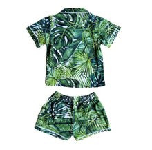 Load image into Gallery viewer, TROPICAL PALM - Girl&#39;s Two Piece Matching Pyjama Set
