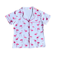 Load image into Gallery viewer, FLAMINGO - Women&#39;s Two Piece Matching Pyjama Set
